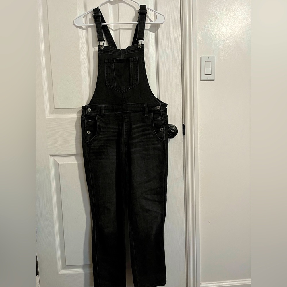Black overalls